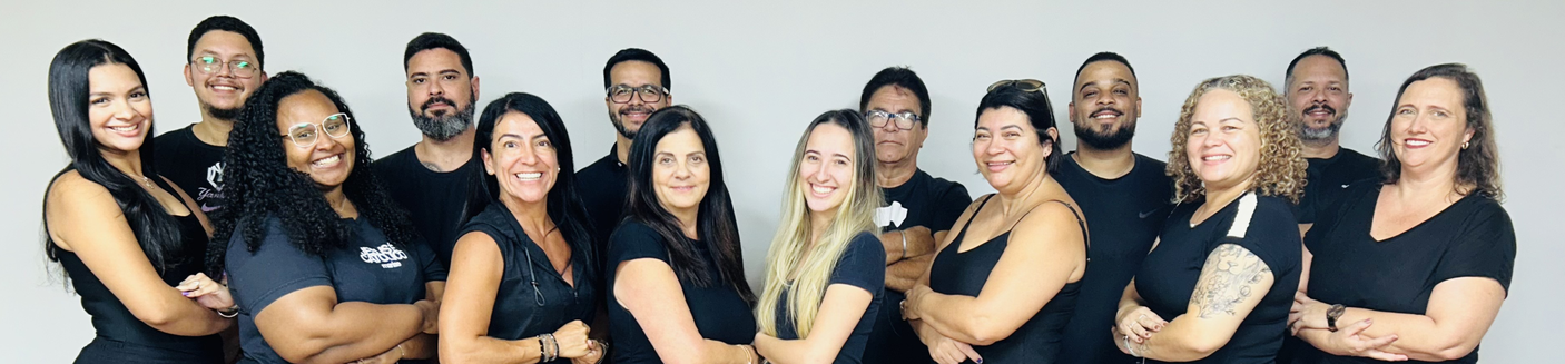 funcionarios sorrindo
