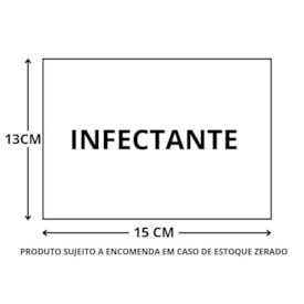 ADESIVO VINIL INFECTANTE 13X15CM