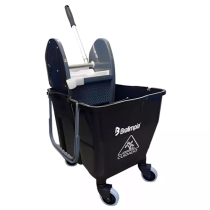 BALDE ESPREMEDOR 30L DOBLO PRETO - BRALIMPIA NY120X