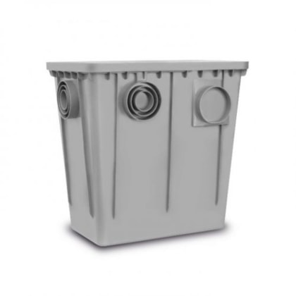 CAIXA DE GORDURA CINZA 52LT 520MM X 330MM X 510MM ROMA