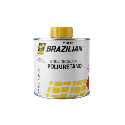 CATALISADOR PARA TINTA PU 225ML BRAZILIAN ENDURECEDOR