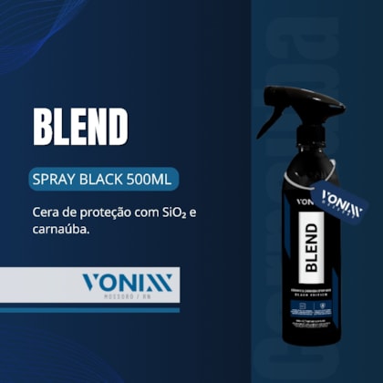 CERA BLEND SPRAY BLACK 500ML-  VONIXX