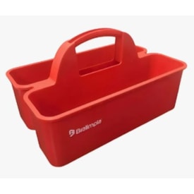CESTO FUNCIONAL VERMELHO BRALIMPIA