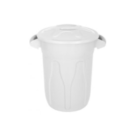 CESTO PLASTICO REDONDO C/TAMPA 100L JSN