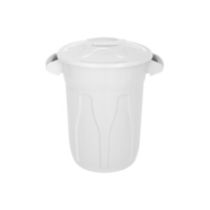 CESTO PLASTICO REDONDO C/TAMPA 100L JSN