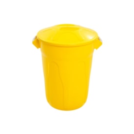 CESTO PLASTICO REDONDO C/TAMPA 60L JSN