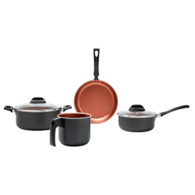 CONJUNTO PANELAS 4PCS - TOPAZIO-CZR - COM PRO-FLON - BRINOX