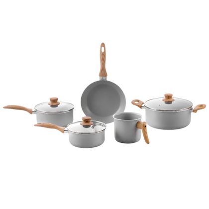 CONJUNTO PANELAS 5PCS - CERAMIC LIFE EASY-GRIS - BRINOX