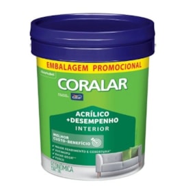 CORAL CORALAR ACR MAIS DESEMPENHO BRANCO BALDE PLAST 20L