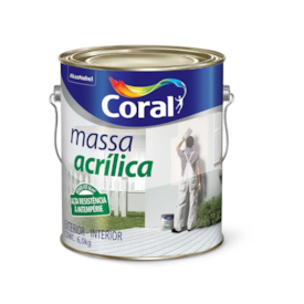 CORAL MASSA ACRILICA PLAS GL 5,7 GALAO