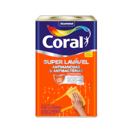 CORAL SUPER LAVAVEL BRANCO 18L LATA