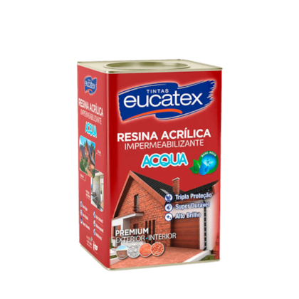 EUCATEX RESINA ACRÍLICA PREMIUM BASE ÁGUA 18L