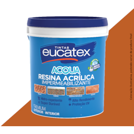 EUCATEX RESINA ACRÍLICA PREMIUM BASE ÁGUA 18L