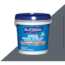 EUCATEX RESINA ACRÍLICA PREMIUM BASE ÁGUA 3,6L