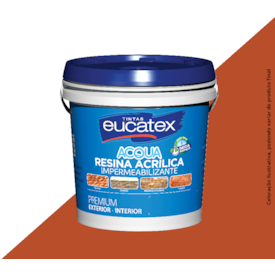 EUCATEX RESINA ACRÍLICA PREMIUM BASE ÁGUA 3,6L