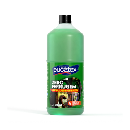 EUCATEX ZERO FERRUGEM 500ML - CONVERTEDOR DE FERRUGEM