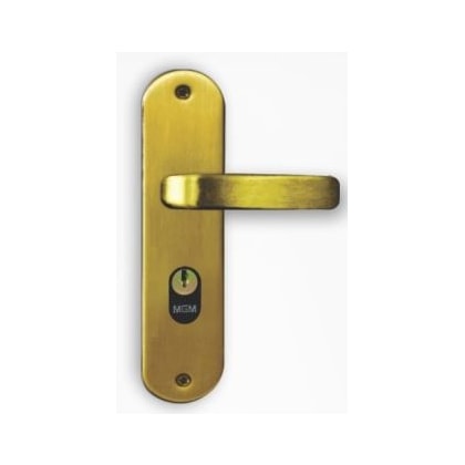 EXTERNA FECHADURA 40 STILO ALAVANCA BRONZE LATONADO MGM