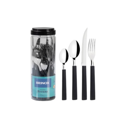 FAQUEIRO RIVIERA 24 PEÇAS - BRINOX