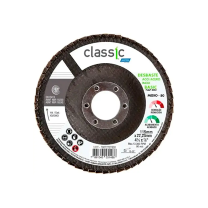FLAP DISC CLASSIC BASIC 115X22.23  NORTON