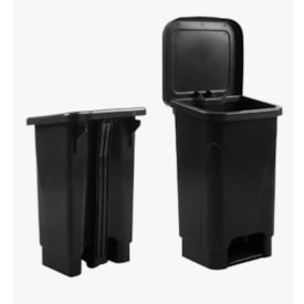 LIXEIRA RETANGULAR C/ PEDAL 25L - UP