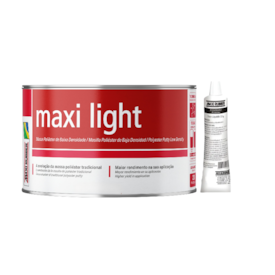 MAXI LIGHT MASSA POLIESTER 900G - MAXI RUBBER
