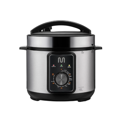 PANELA DE PRESSAO ELETRICA 4L INOX- MULTILASER