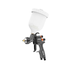 PISTOLA PINTURA GRAV. HVMP B. 1,2MM 600ML COPO BRANCO PDR