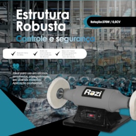 POLITRIZ BANCADA 6'' 370W 220V RZ-PB6M2 RAZI
