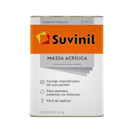 SUVINIL MASSA  ACRILICA 25K LATA