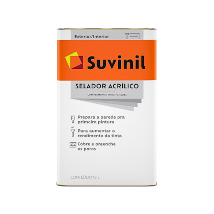 SUVINIL SELADOR ACRILICO 18L BALDE