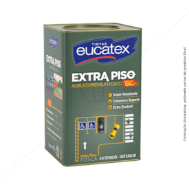 TINTA ACRÍLICA EUCATEX EXTRA PISO 18LTS