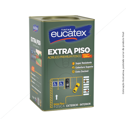 TINTA ACRÍLICA EUCATEX EXTRA PISO 18LTS