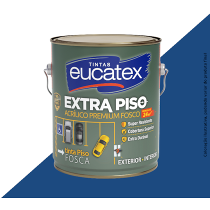 TINTA ACRÍLICA EUCATEX EXTRA PISO 3,6LTS