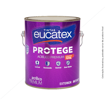 TINTA ACRÍLICA EUCATEX PROTEGE 3,6LTS