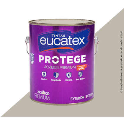 TINTA ACRÍLICA EUCATEX PROTEGE 3,6LTS