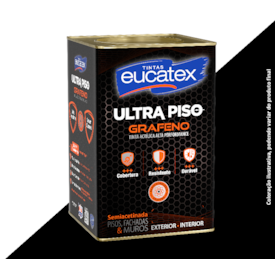 TINTA ACRÍLICA EUCATEX ULTRA PISO GRAFENO 18LTS