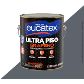 TINTA ACRÍLICA EUCATEX ULTRA PISO GRAFENO 3,6LTS