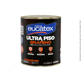 TINTA ACRÍLICA EUCATEX ULTRA PISO GRAFENO 900ML