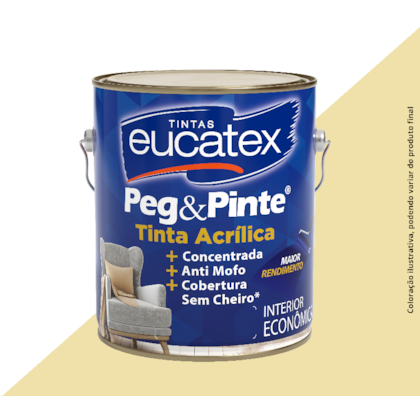TINTA ECONÔMICA PEG & PINTE 3,6LTS