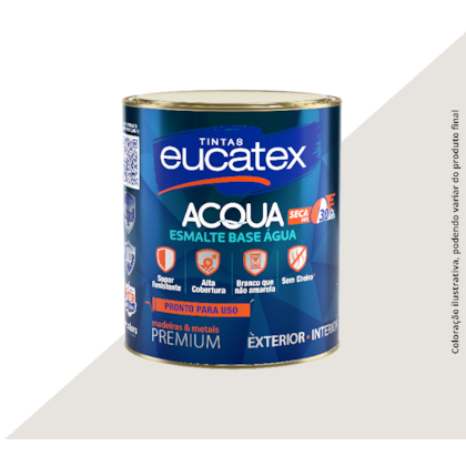 TINTA ESMALTE BASE ÁGUA BRILHO 900ML
