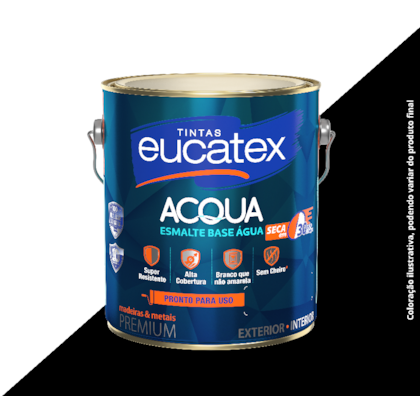 TINTA ESMALTE BASE ÁGUA FOSCO 3,6LTS