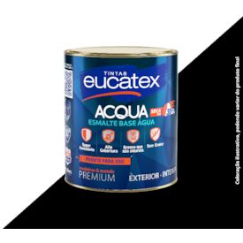 TINTA ESMALTE BASE ÁGUA FOSCO 900ML