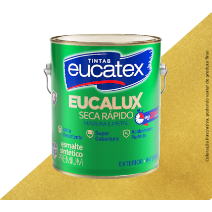 TINTA ESMALTE EUCATEX BASE SOLVENTE BRILHO 3,6 L