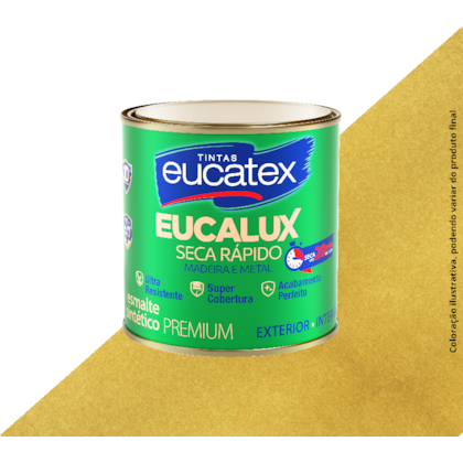 TINTA ESMALTE EUCATEX BASE SOLVENTE BRILHO 900ML