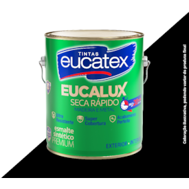 TINTA ESMALTE EUCATEX BASE SOLVENTE FOSCO 3,6 L