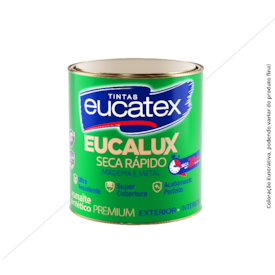 TINTA ESMALTE EUCATEX BASE SOLVENTE FOSCO 900ML