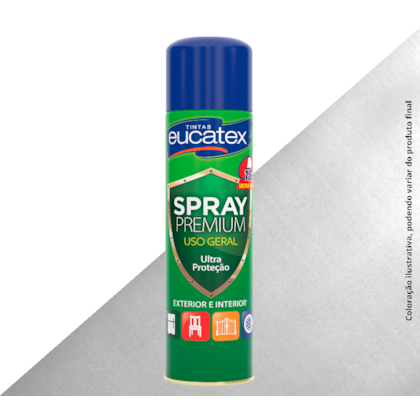 TINTA SPRAY EUCATEX METALIZADO 350ML
