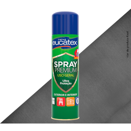 TINTA SPRAY EUCATEX METALIZADO 350ML