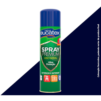 TINTA SPRAY MULTIUSO EUCATEX BRILHANTE 400ML