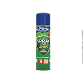 TINTA SPRAY MULTIUSO EUCATEX FOSCO 300ML